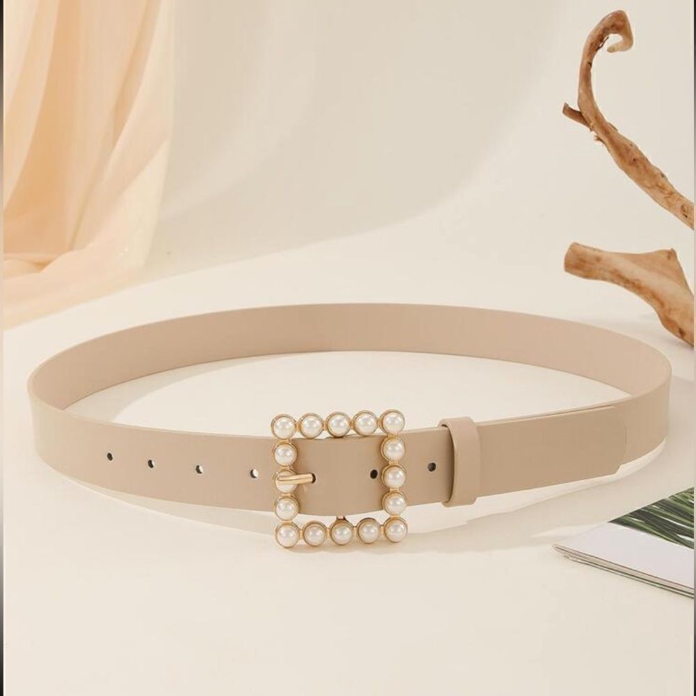 Bohemian beige belt A632